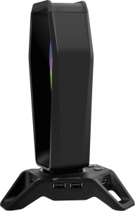 Yenkee RGB fejhallgató állvány USB hub-bal és hangkártyával (YHB 3000)